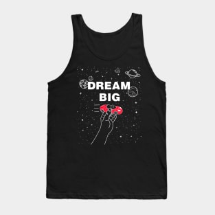 Black t-shirt SpaceX Tesla DREAM BIG Tank Top